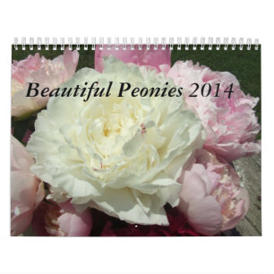 Peonies Flower Calendar 2014