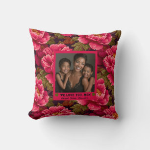 Peonies Flower Happy Birthday Mama Classic Cushion