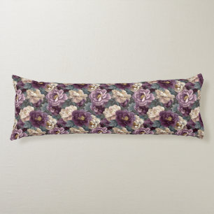 Peonies Flower Interior Decor Vintage Floor Body Cushion