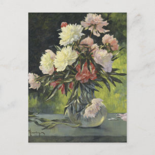 Peonies Gunnar Gunnarsson Wennerberg Postcard