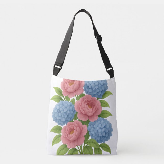 Peonies & Hydrangeas Tote (Front)