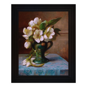 Peonies In A Vase by Hans Zatzka Photo Print