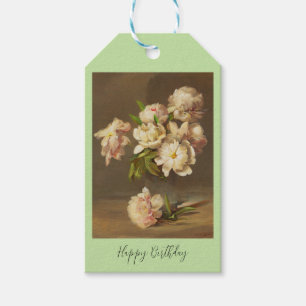 Peonies in a Vase, Charles Ethan Porter Gift Tags