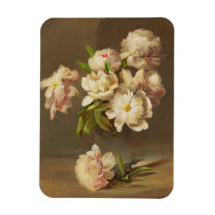 Peonies in a Vase, Charles Ethan Porter  Magnet
