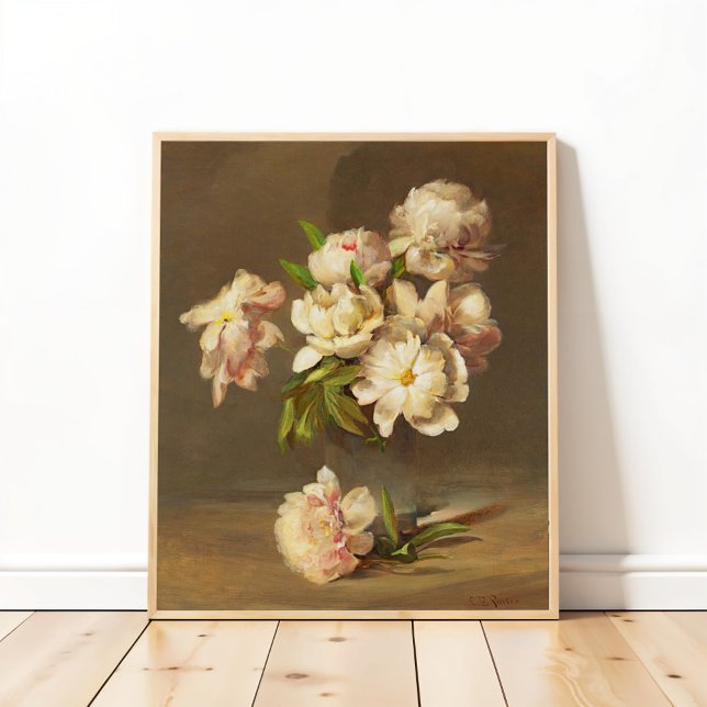 Peonies in a Vase, Charles Ethan Porter Poster (Creator Uploaded)