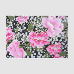 Peonies in Japanese Art Tissue Paper
