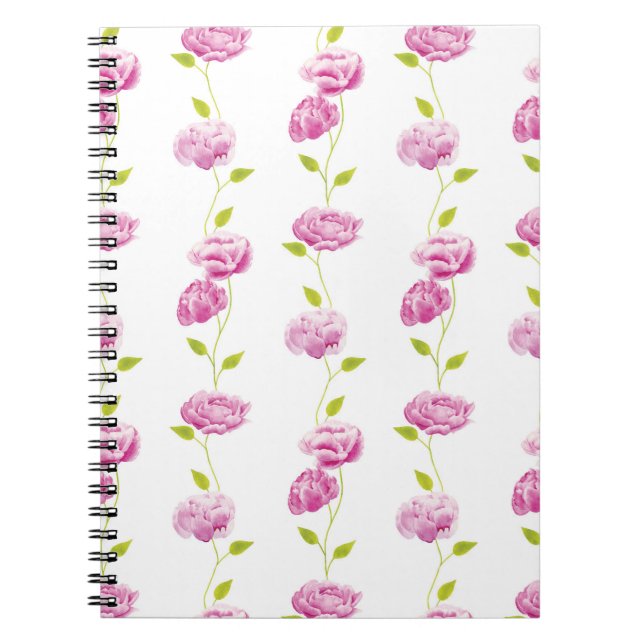 Peonies in the Orangery Notebook (Front)
