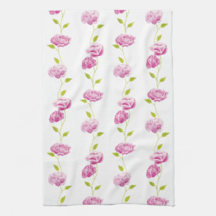 Peonies in the Orangery Tea Towel