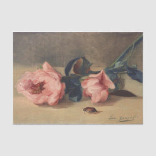 Peonies & June Bug by Eva Gonzales Tissue Paper