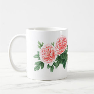 Peonies mug