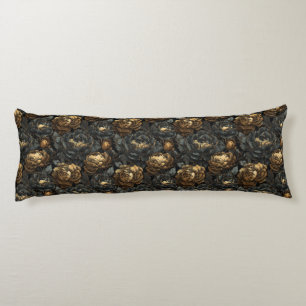 Peonies Nature Guest Room Decor Boho Wedge Body Cushion