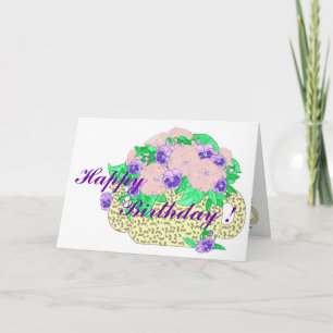 Peonies & Pansies Invitation
