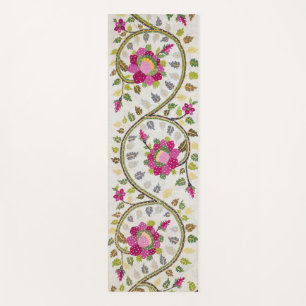 Peonies Pattern, William Morris Yoga Mat