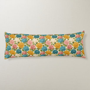 Peonies Print Decorative Design Garden Inspired Fl Body Cushion