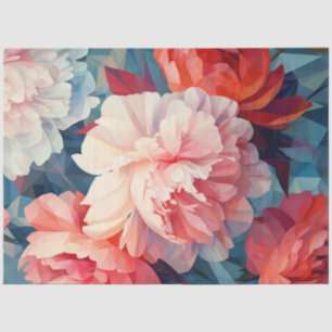 Peonies Series Design 9 Tissue Paper