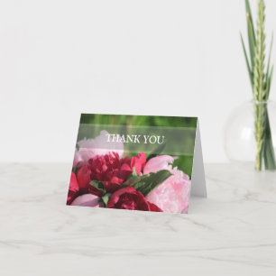 Peonies Thank You Notes
