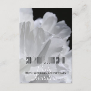 Peony 30th Wedding Anniversary Party Invitation 2