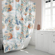 Peony And Hydrangea Blooms Autumn Colours