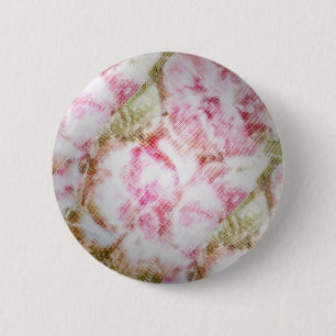 Peony Bliss 6 Cm Round Badge