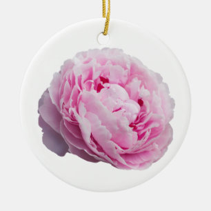 Peony Blossom Rose For Flower And Garden Lover Ceramic Ornament