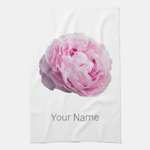 Peony Blossom Rose For Flower And Garden Lover Tea Towel