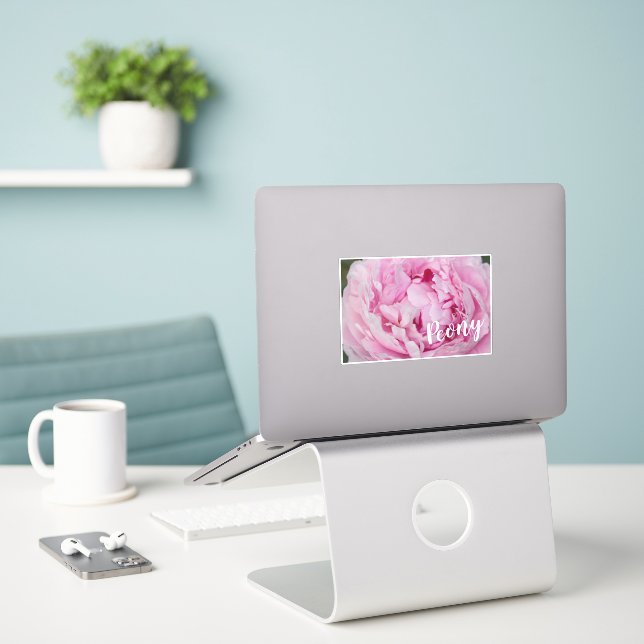 Peony Blossom Rose for flower and garden lovers (Laptop On Desk)
