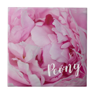 Peony Blossom Rose for flower and garden lovers Ceramic Tile