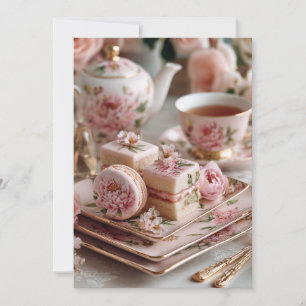 Peony Blush Pink Petals Invitation