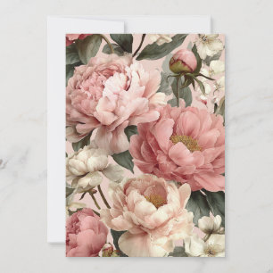 Peony Blush Soft Pastels Invitation