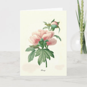 Peony Card