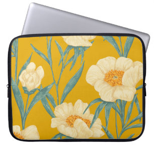 Peony Claire de Lune Vintage Laptop Sleeve
