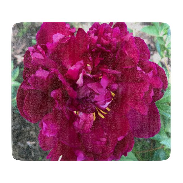 Peony Cutting Board (Front)