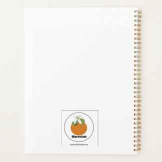 Peony fairy house notebook planner