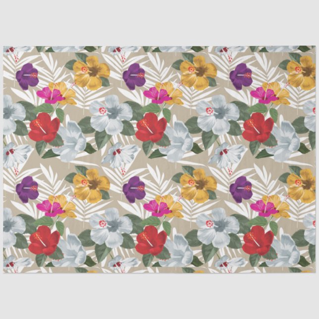 peony floral decoupage  tissue paper (Front)