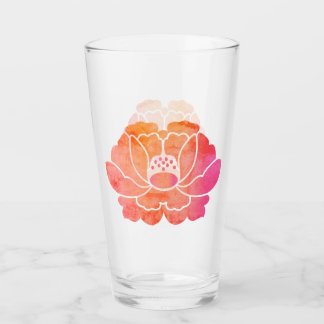 peony flower glass