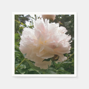 Peony. Flower. Napkin