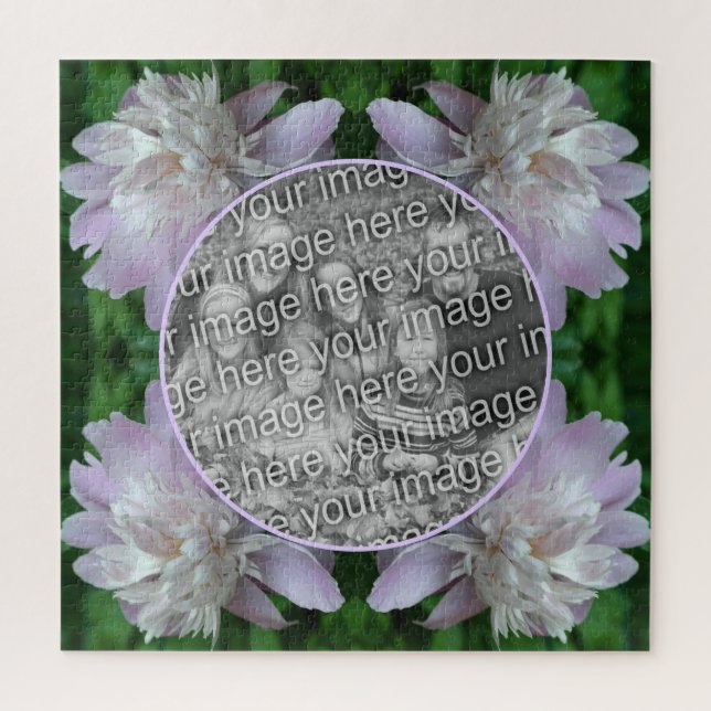 Peony Flower Nature Create Your Own Photo  Jigsaw Puzzle (Vertical)