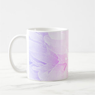 *~*  Peony Flower Pastel Pink Lavender Coffee Mug