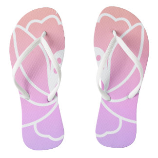 peony flower thongs