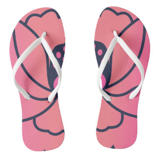 peony flower thongs