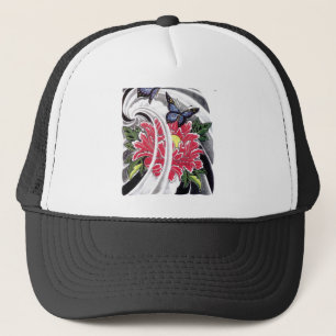 Peony Flower Trucker Hat