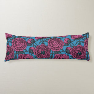 Peony garden body cushion