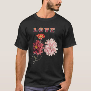 Peony Garden Flowers Floral Plant T-Shirt