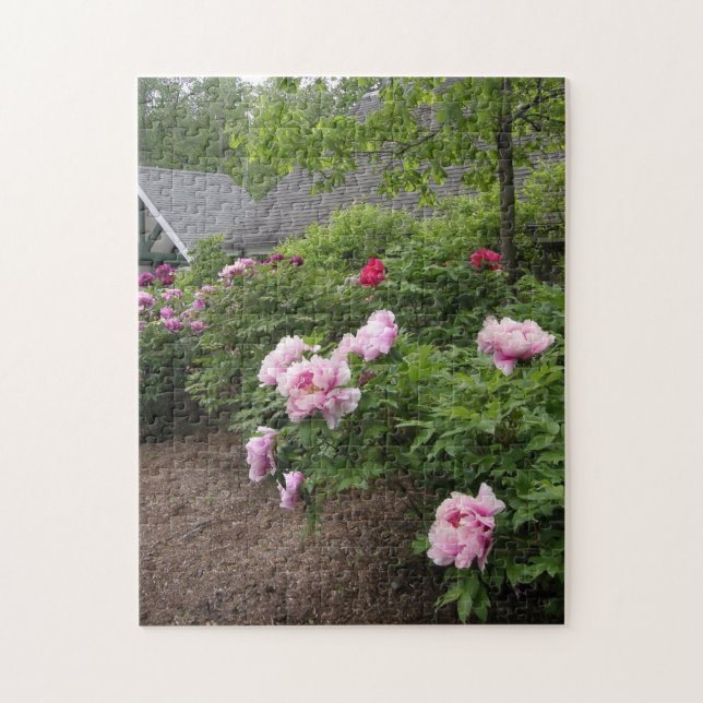Peony Garden Jigsaw Puzzle (Vertical)