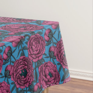 Peony garden tablecloth