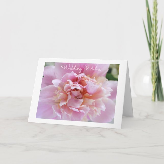 Peony Greeting Card (Front)