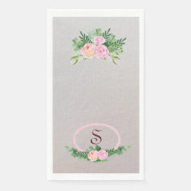 Peony Guest Towel Size Paper Napkin