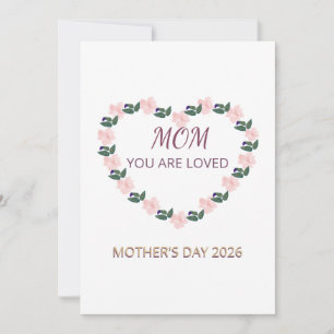 Peony Heart Mother’s Day Brunch Invitation