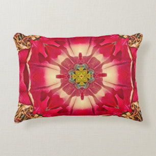 Peony Hearts Decorative Cushion