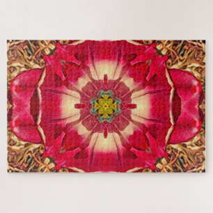 Peony Hearts Jigsaw Puzzle